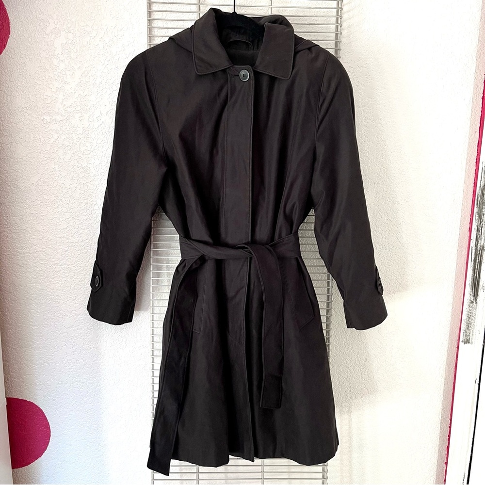 London Fog Black Trench Coat